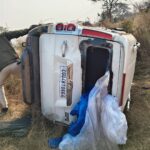 *#हाईवे पर पुलिस को देखकर भाग रही संदिग्ध स्कॉर्पियो पलटी, वाहन से डीजल व औजार बरामद डीजल चोरी गैंग की आशंका*