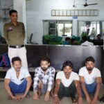 रेलवे स्टेशन के बाहर मारपीट की घटना के चंद घंटे के भीतर चार आरोपी गिरफ्तार — कोतवाली पुलिस की त्वरित कार्रवाई*