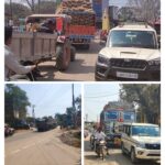 “बोर्ड पर बाईपास, सड़क पर ट्रक — घरघोड़ा बना भारी वाहनों का कॉरिडोर!”